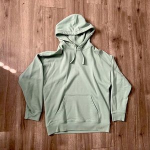 Green H&M hoodie